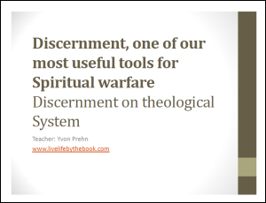 Discernment of a theological system notes